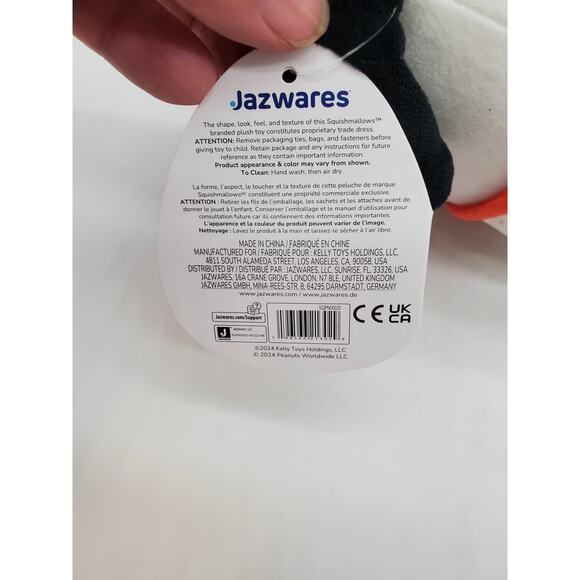 Squishmallows - Cupid Snoopy Plush Peanuts - 9" Jazwares - Picture 4 of 5